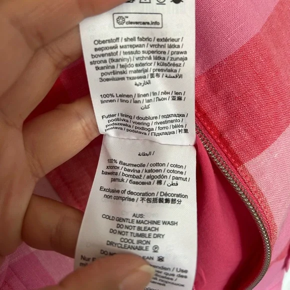 Olsen Plaid Pink and Red Jacket - Picture 5 of 6